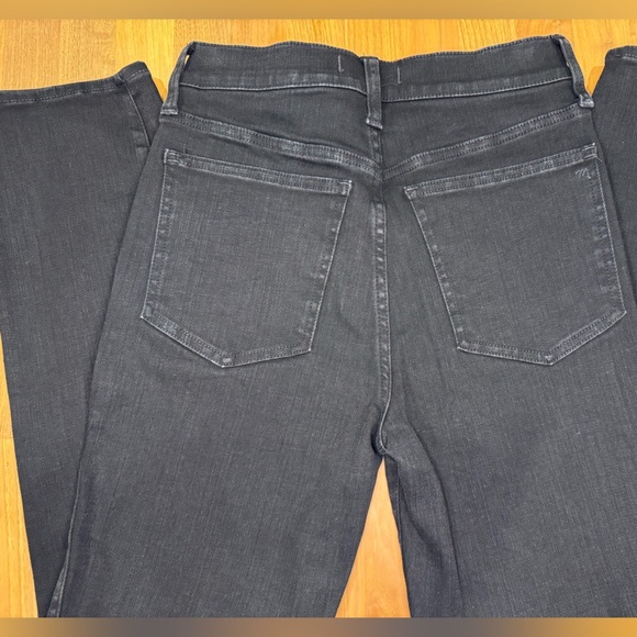 Madewell Stovepipe Jeans | Size 28 | Black Denim 🖤 - Picture 5 of 10